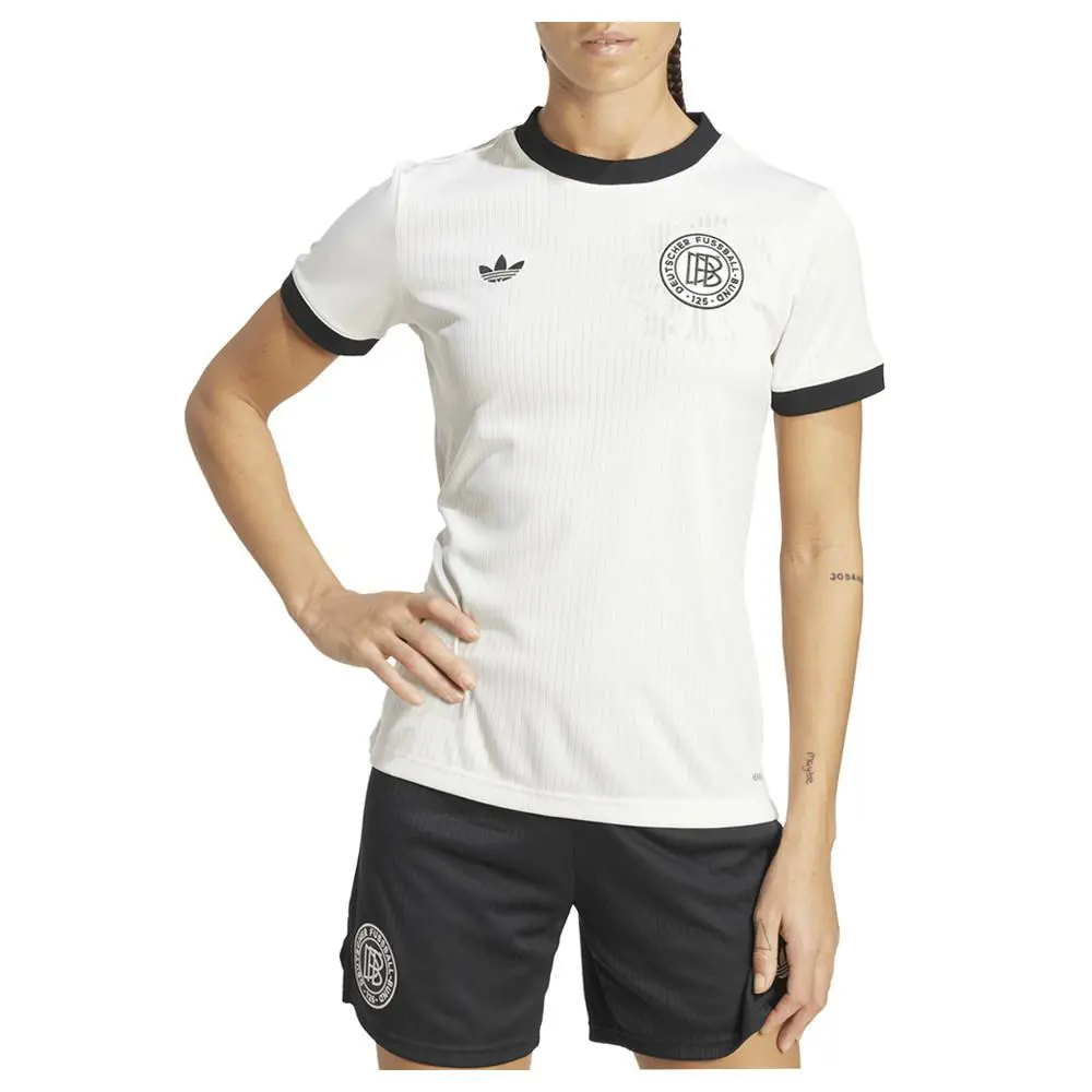 Adidas clothing - adidas Germany Anniversary 125 Crew Neck Short Sleeve Soccer Jers - JY0244 - White (UPC: 197621370039) 1