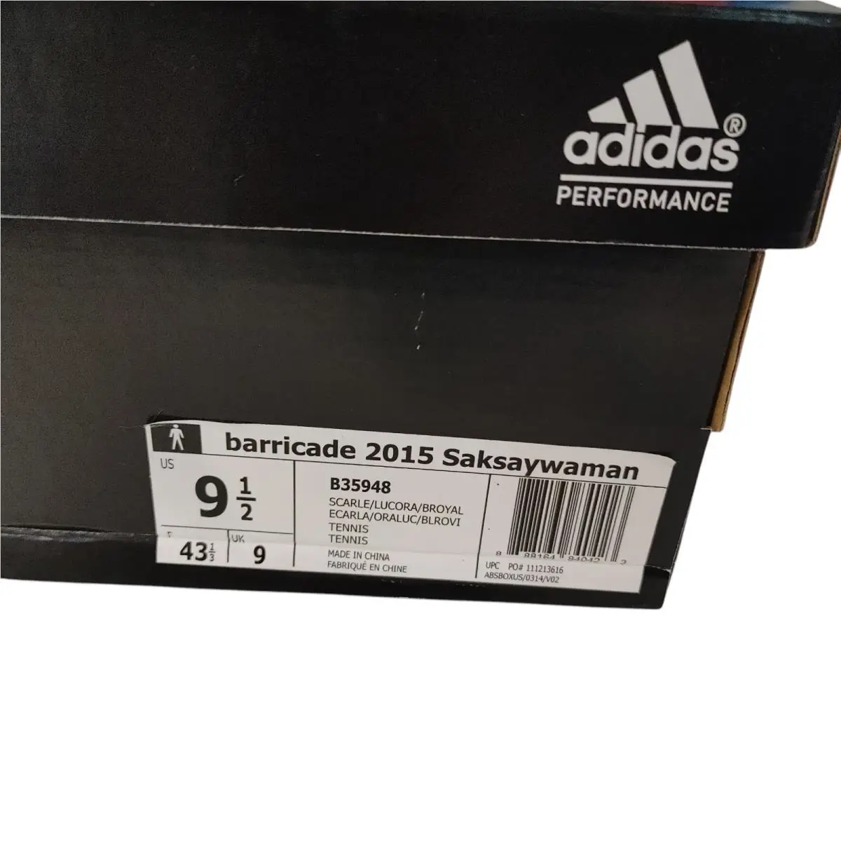 Adidas shoes - adidas Barricade - Barricade - B35948 - Red 9