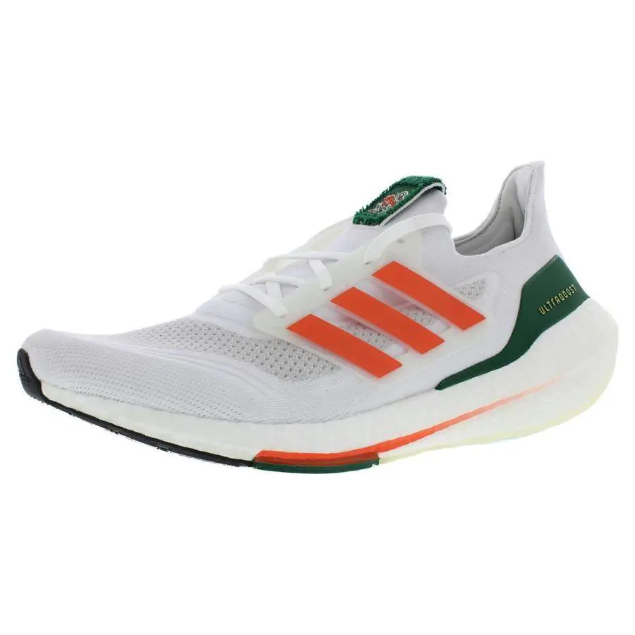 Adidas shoes - Cloud White/Team Orange/Grey One, Main: White (UPC: 195734324901) 3
