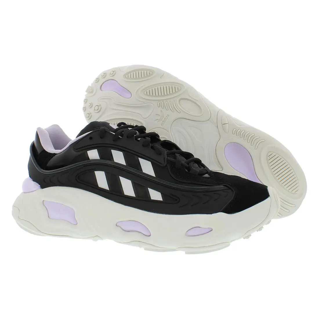 Adidas Oznova Womens Shoes Size 9.5 Color: Core Black/metallic Silver/purple - Core Black/Metallic Silver/Purple Tint, Main: Black