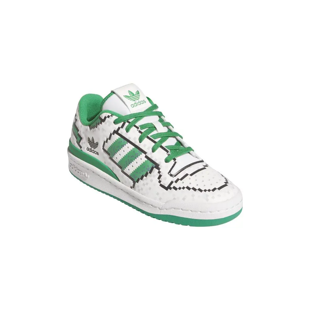 Adidas shoes - adidas Forum Low Cl Graphic Lace Up  Youth - JI3399 - Green, White (UPC: 197615886713) 0
