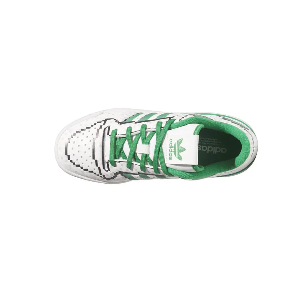 Adidas shoes - adidas Forum Low Cl Graphic Lace Up  Youth - JI3399 - Green, White (UPC: 197615886713) 2