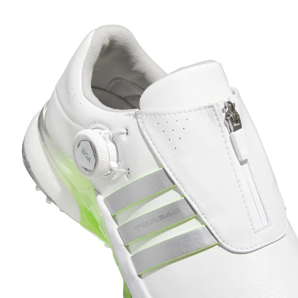 Adidas shoes - adidas Tour360 24 Boa Golf - IF0264 - Green, Silver, White (UPC: 196472180859) 4