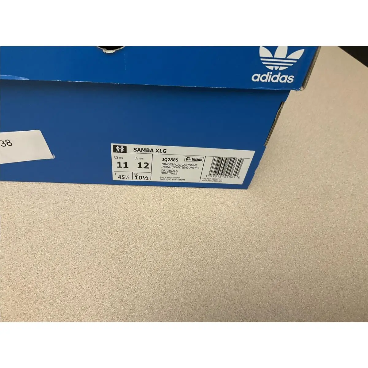 Adidas shoes - Adidas Samba XLG - Samba XLG - Blue 3