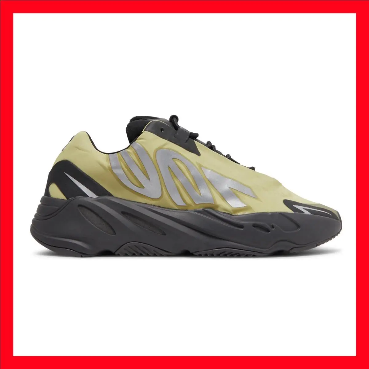 Adidas Yeezy Boost 700 Mnvn Resin Green/black Shoes GW9525 Men`s Size 15