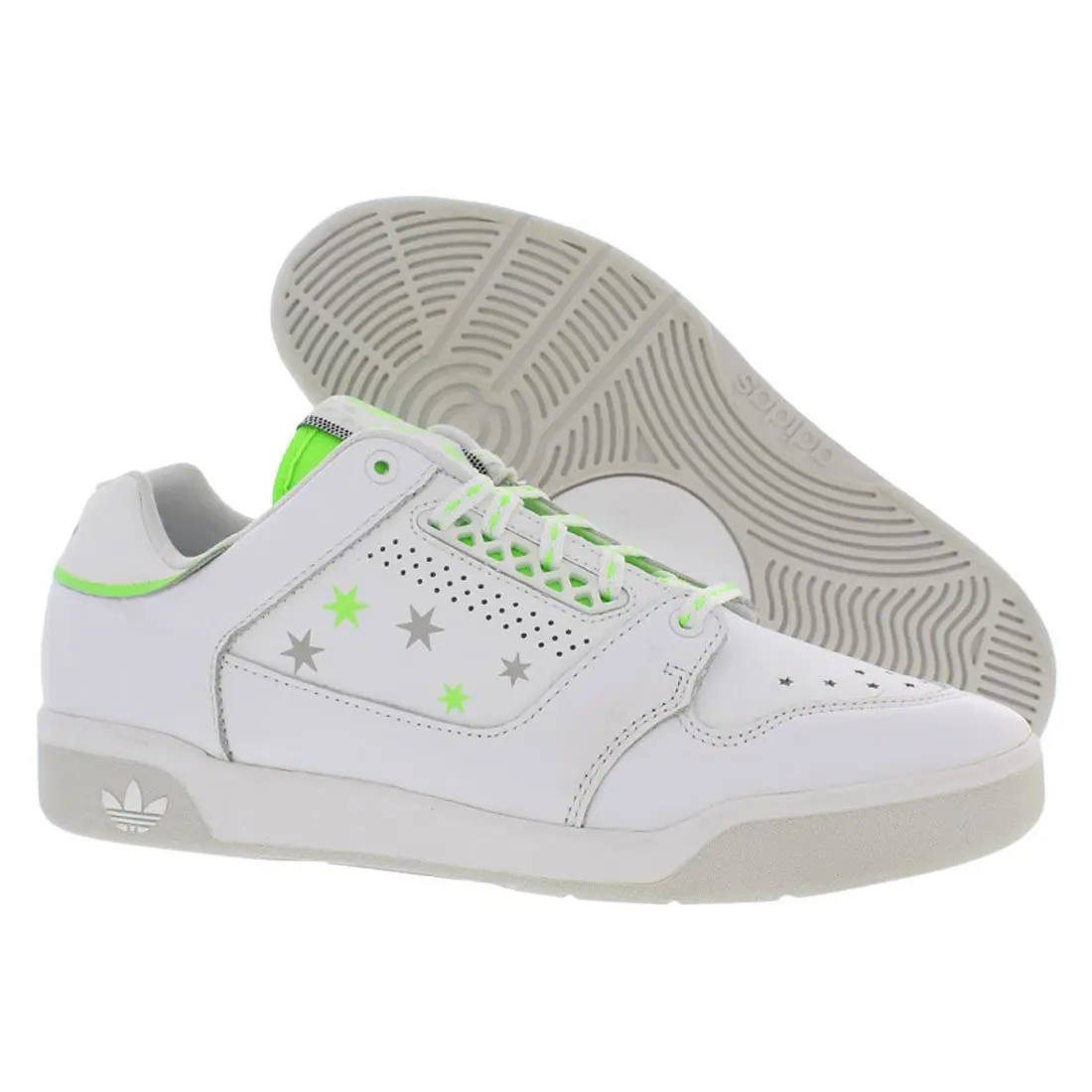 Adidas Originals Slamcourt W Womens Shoes Size 9 Color: White/volt/white - White/Volt/White, Main: White