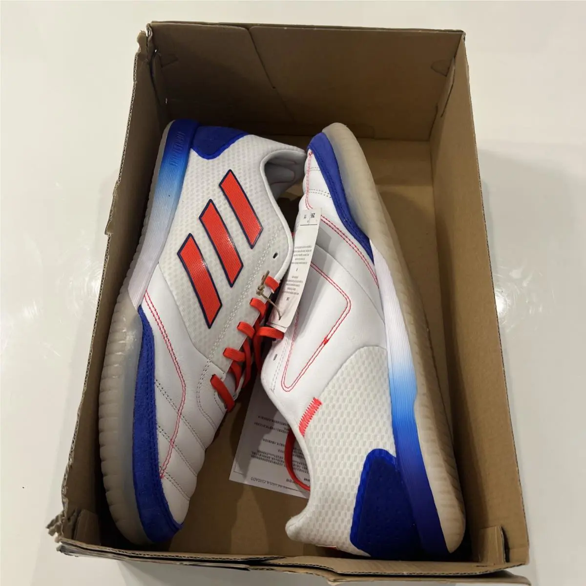 Adidas shoes - TOP SALA COMPETITION IN - TOP SALA COMPETITION - IG8763 - Footwear White/Lucid Blue/Solar Red 0