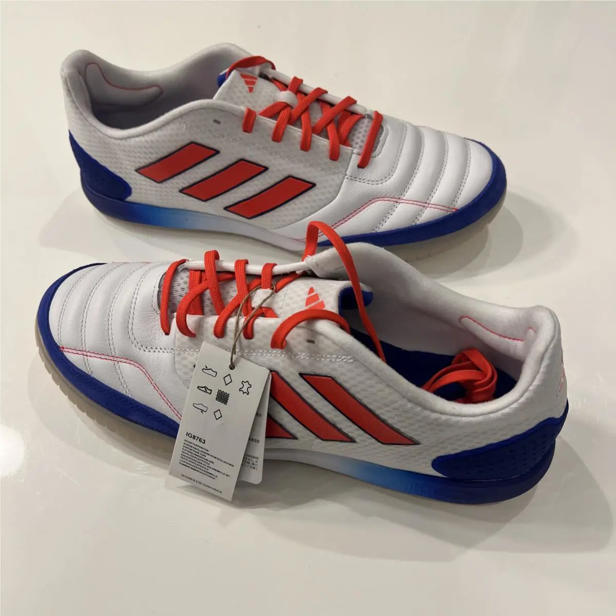 Adidas shoes - TOP SALA COMPETITION IN - TOP SALA COMPETITION - IG8763 - Footwear White/Lucid Blue/Solar Red 1