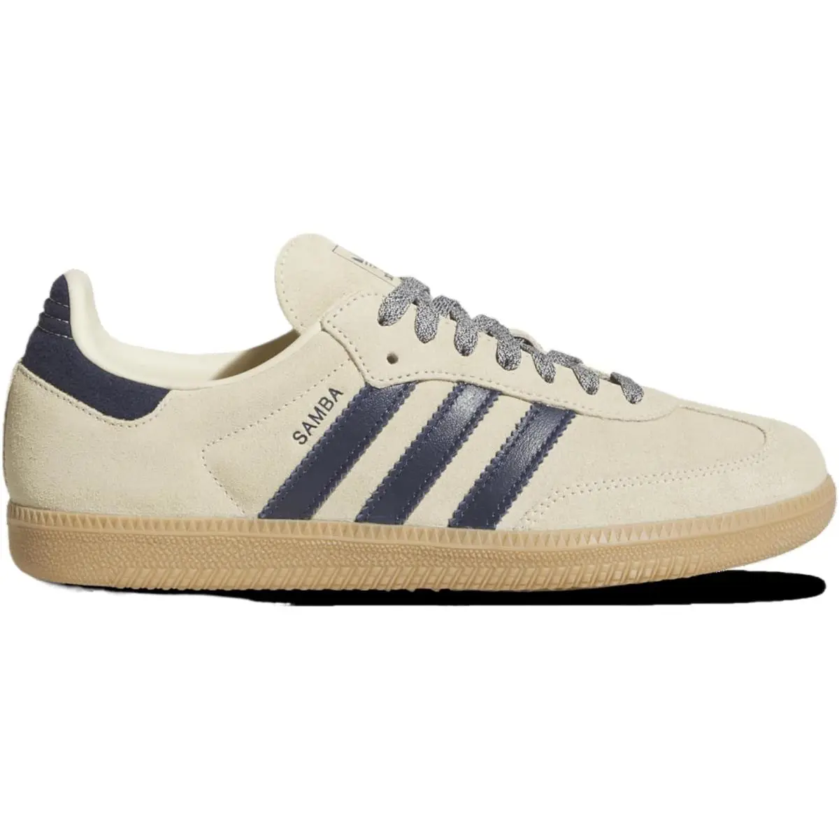 Adidas Samba OG Men’s Sneakers Size 7.5 Night Indigo Gold Gum Sole Classic Shoes - Night Indigo / Bold Gold / Warm Vanilla