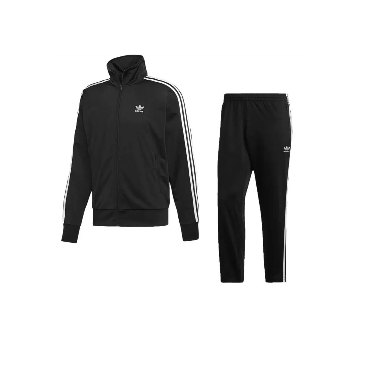 Adidas Originals Firebird Track Suit Jacket Pants Black IJ7058 IJ7055 Men Sz L