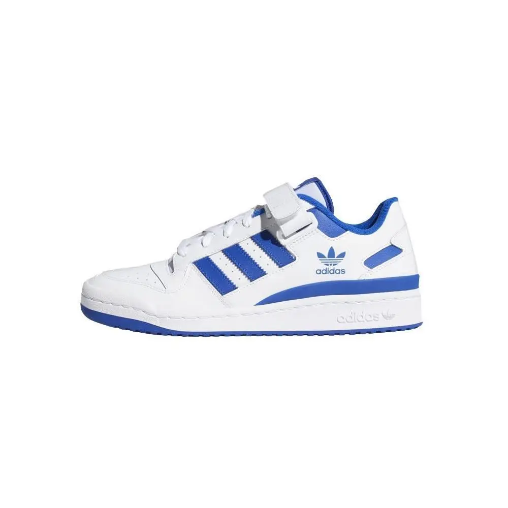 Adidas Men`s Forum Low Sneaker White Team Royal Blue 11.5 Item Box Broken