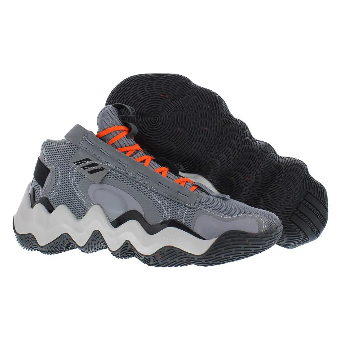 Adidas Exhibit B Candace PE Womens Shoes Size 7 Color: Grey Three/core - Grey Three/Core Black/Impact Orange, Main: Grey