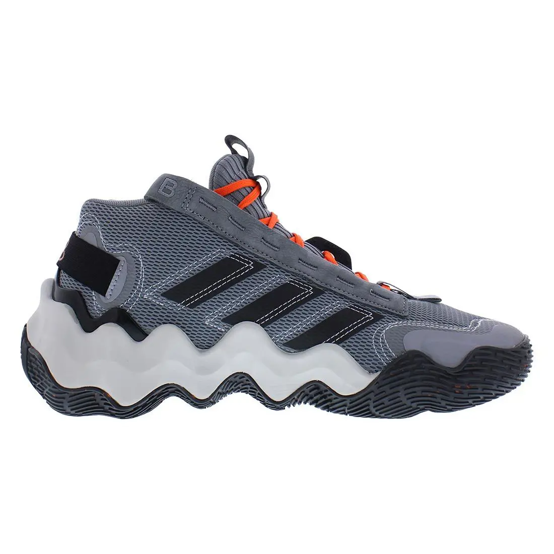 Adidas shoes - Grey Three/Core Black/Impact Orange, Main: Grey (UPC: 195745187915) 1
