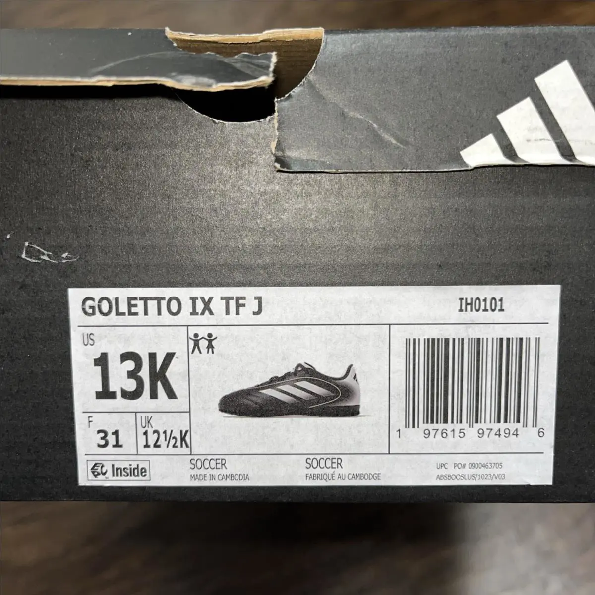 Adidas shoes - adidas Goletto 9 - Goletto - Black 6