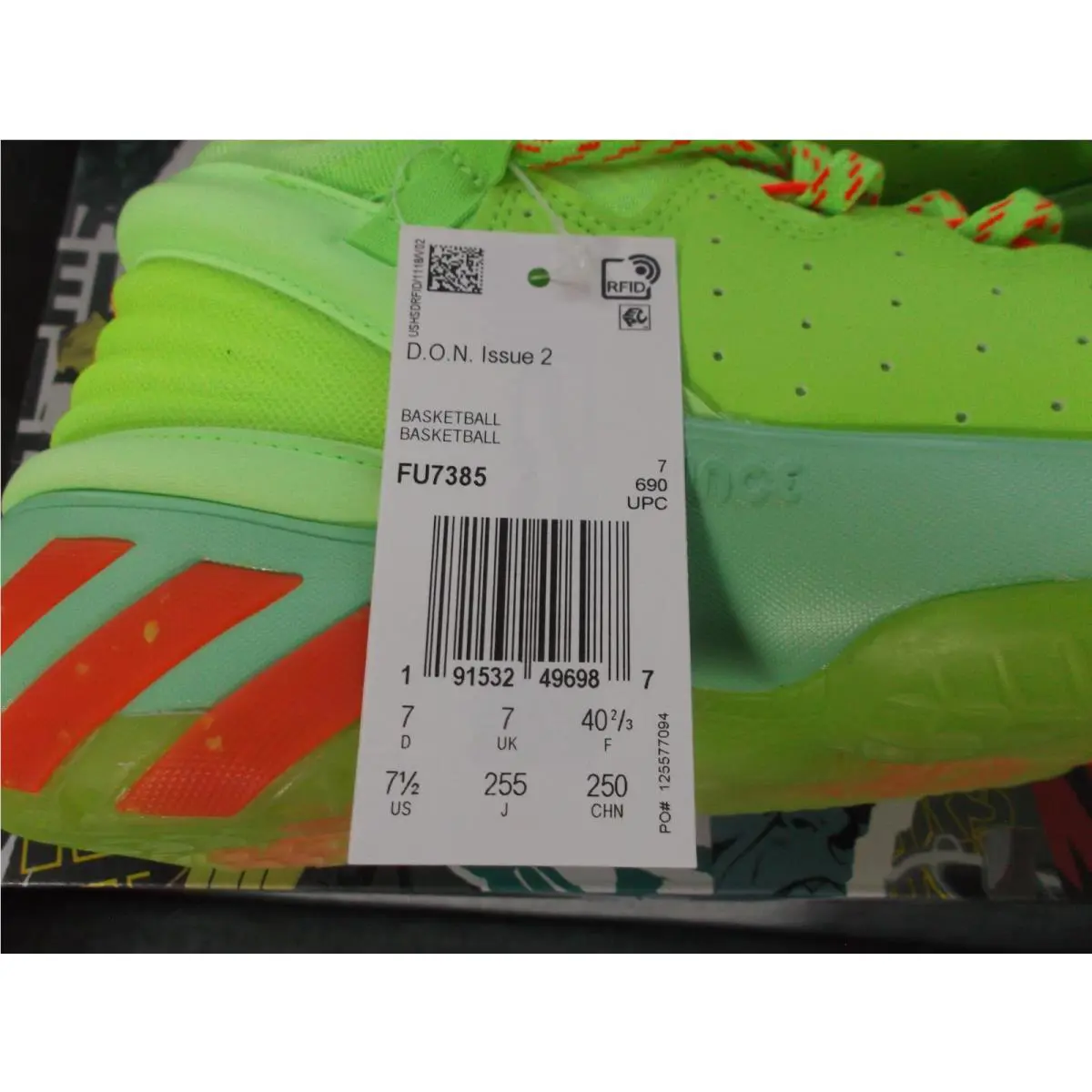 Adidas shoes - adidas D.O.N. Issue - Issue - FU7385 - Green, Manufacturer: Green (UPC: 191532496987) 1