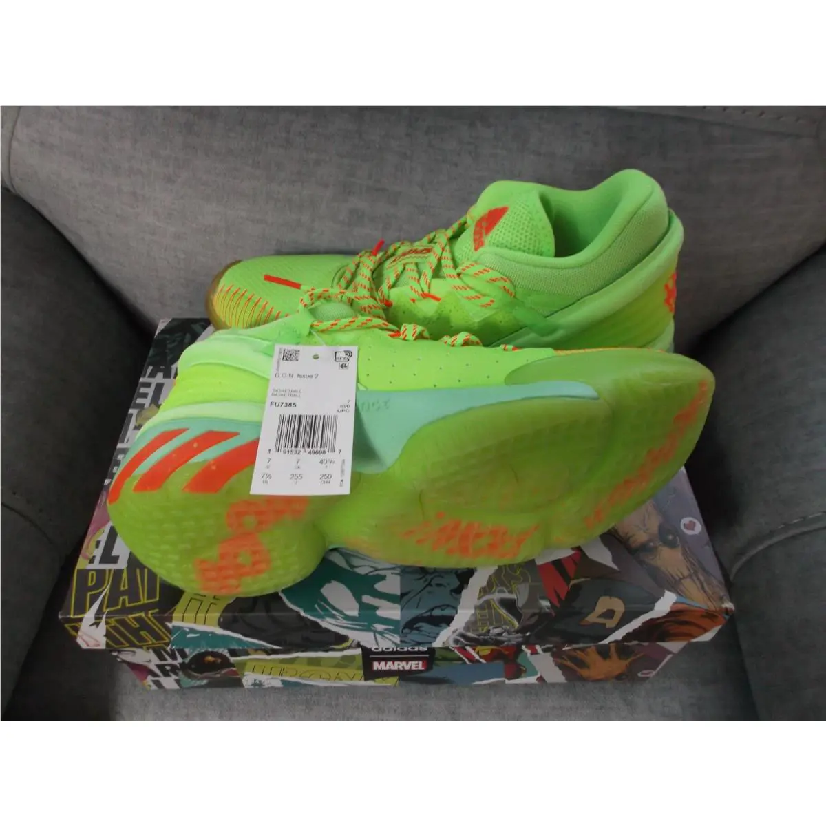 Adidas shoes - adidas D.O.N. Issue - Issue - FU7385 - Green, Manufacturer: Green (UPC: 191532496987) 2