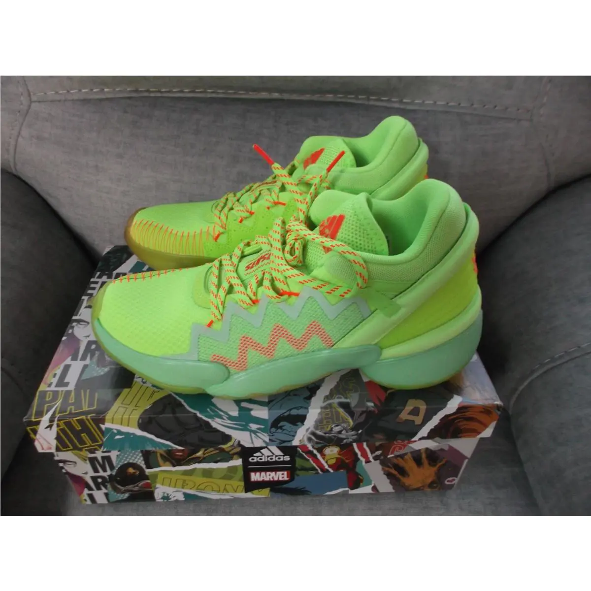 Adidas shoes - adidas D.O.N. Issue - Issue - FU7385 - Green, Manufacturer: Green (UPC: 191532496987) 5