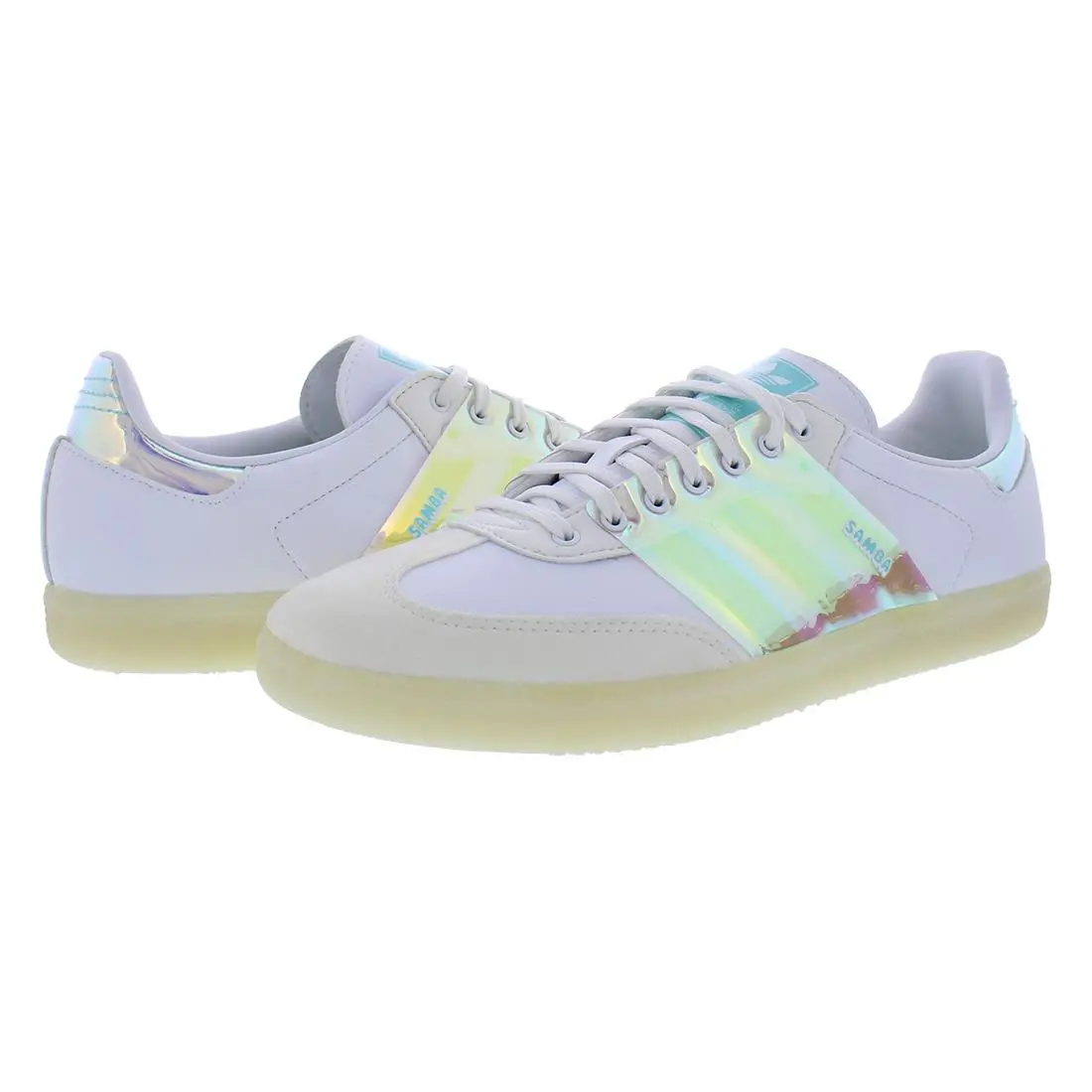 Adidas shoes - Cloud White/Pulse Yellow/Pulse Aqua, Full: Cloud White/Pulse Yellow/Pulse Aqua (UPC: 195732464692) 0