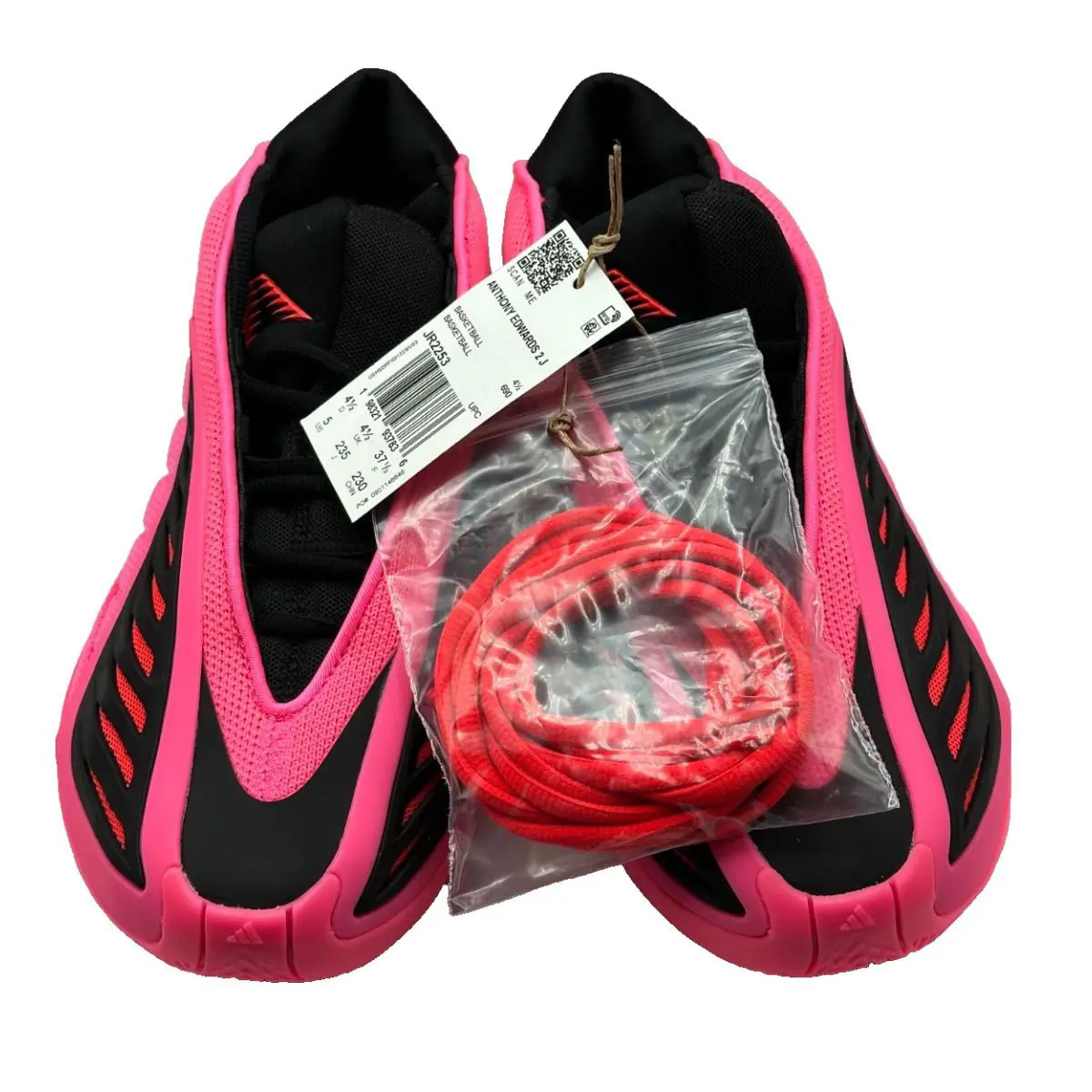 Adidas shoes - Jr2253 - Jr2253 - Lucid Pink/Black/Lucid Red (UPC: 198321937836) 4