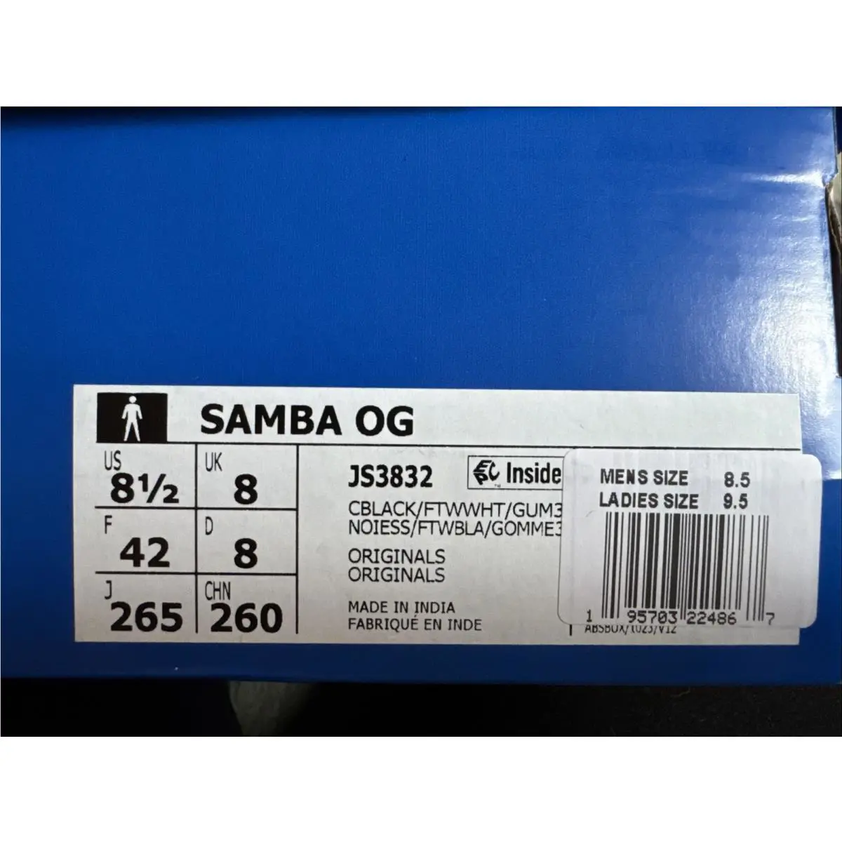 Adidas shoes - adidas Samba - Samba - Black/White (UPC: 0195703224867) 8