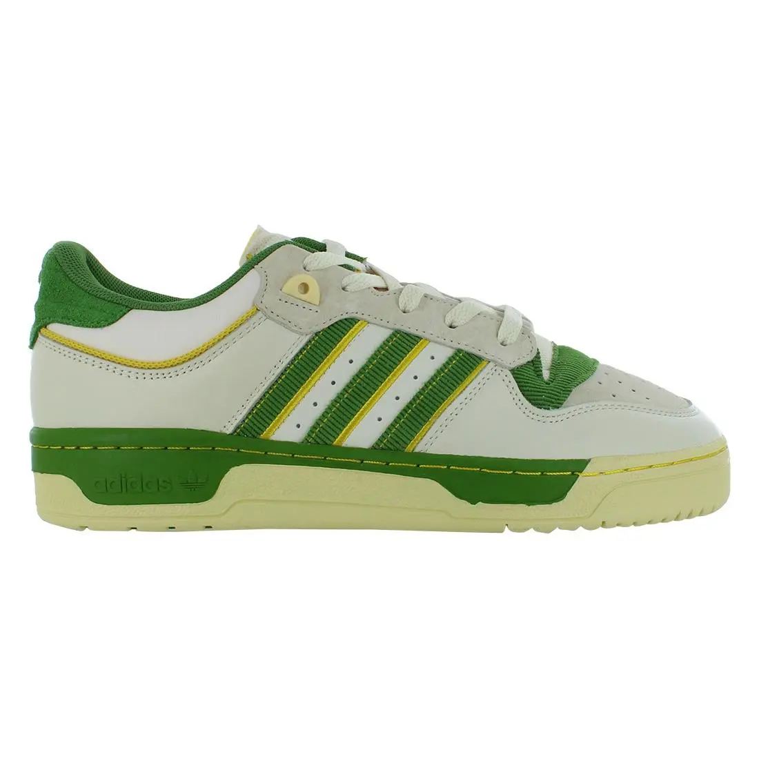 Adidas Rivalry Low 86 Mens Shoes Size 10 Color: Chalk White/crew Green/hazy - Chalk White/Crew Green/Hazy Yellow, Main: White