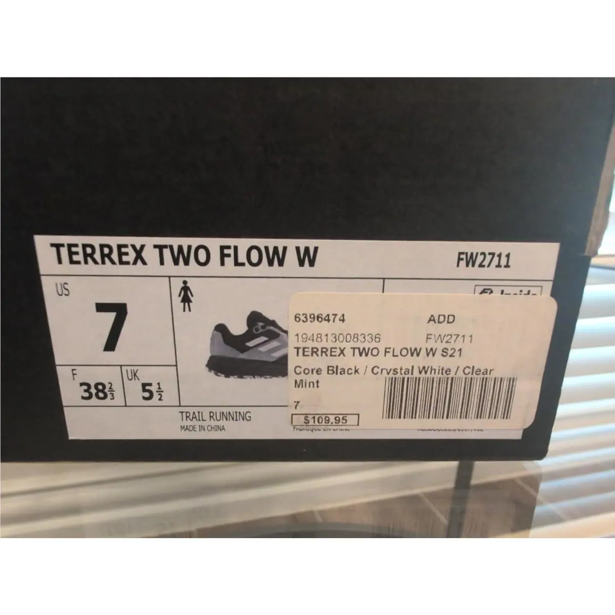 Adidas shoes - adidas TERREX Two Flow - TERREX Two Flow - fW2711 - Black 1