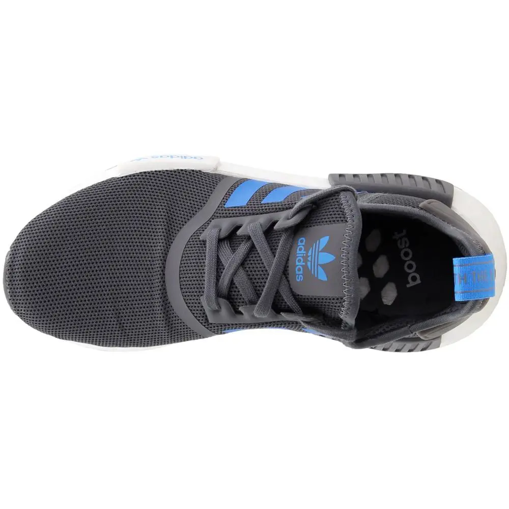 Adidas shoes - adidas Nmd R1 Lace Up  Youth - D96688 - Grey (UPC: 191037565492) 4