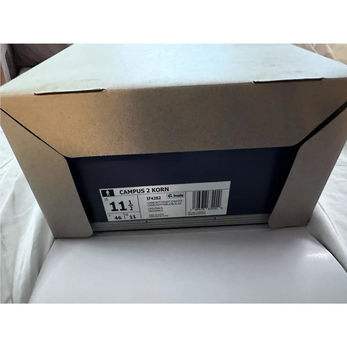 Adidas shoes - adidas Campus - Campus - IF4282 - Gray, Manufacturer: Carbon/Footwear White/Off White 0