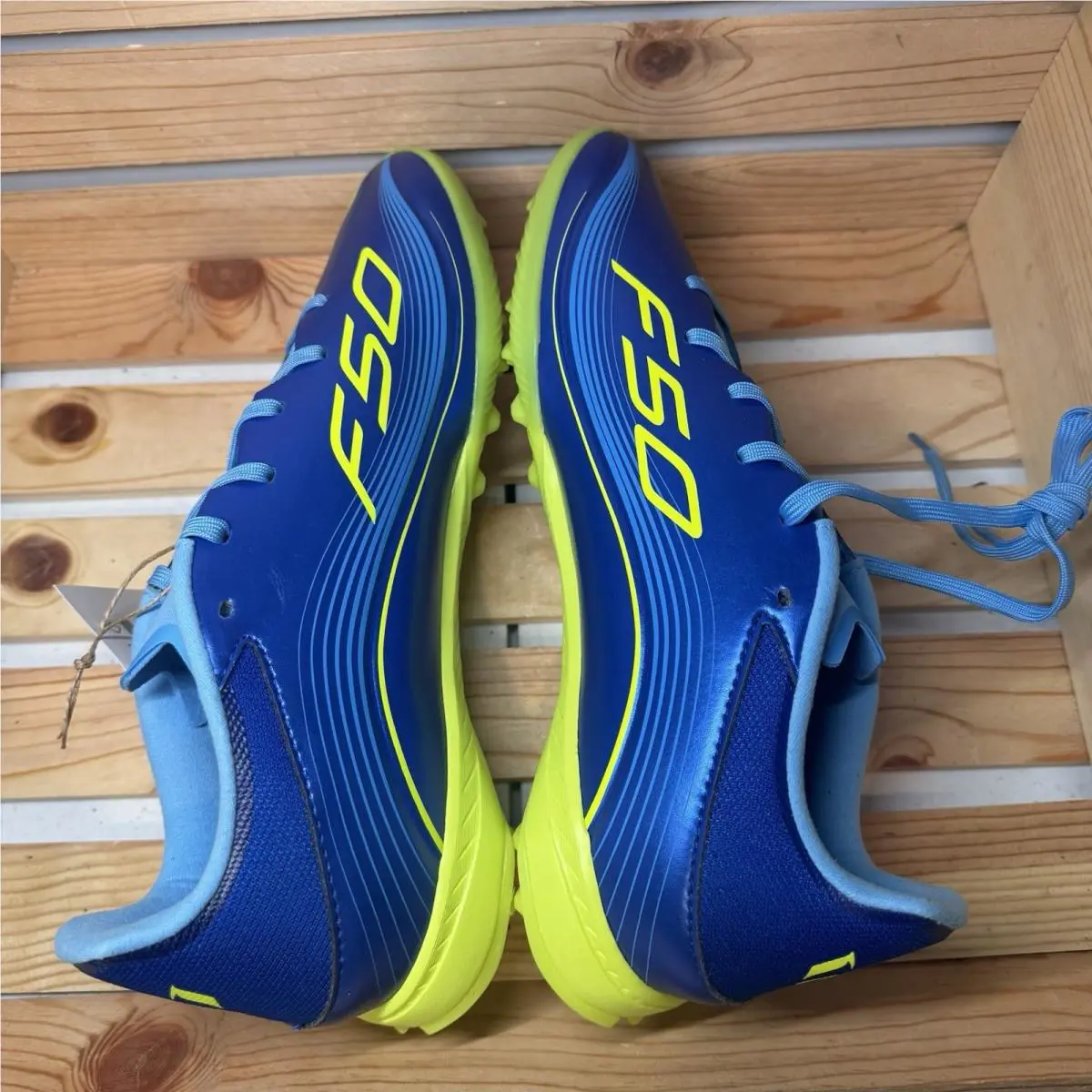 Adidas shoes - adidas F50 Messi League Turf Football - JQ6613 - Blue/Yellow 1