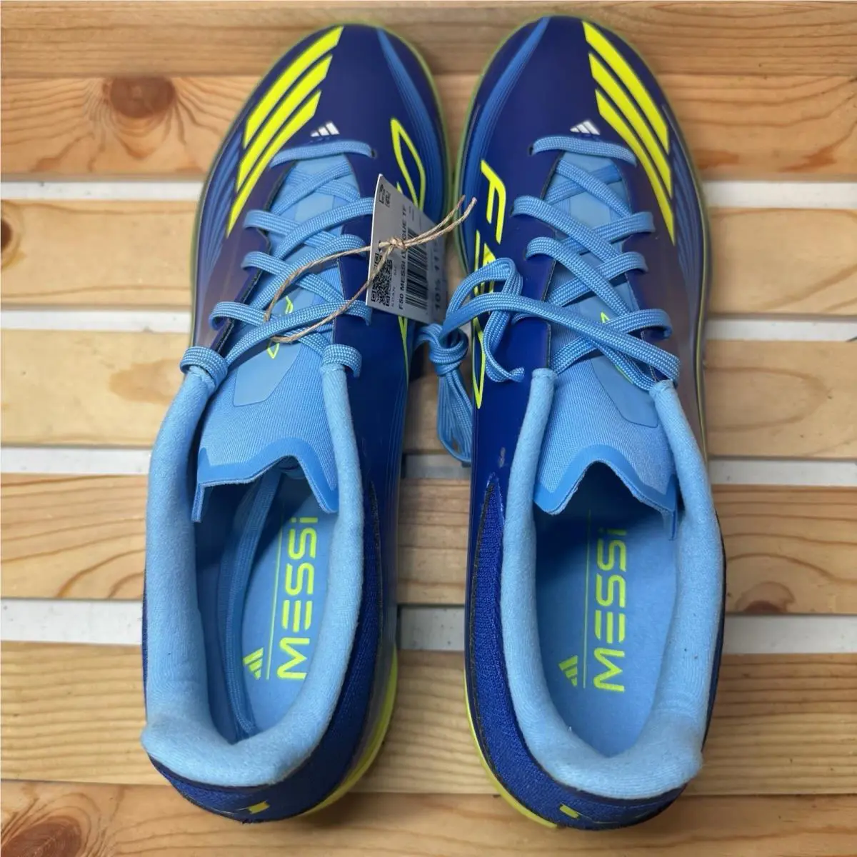 Adidas shoes - adidas F50 Messi League Turf Football - JQ6613 - Blue/Yellow 7