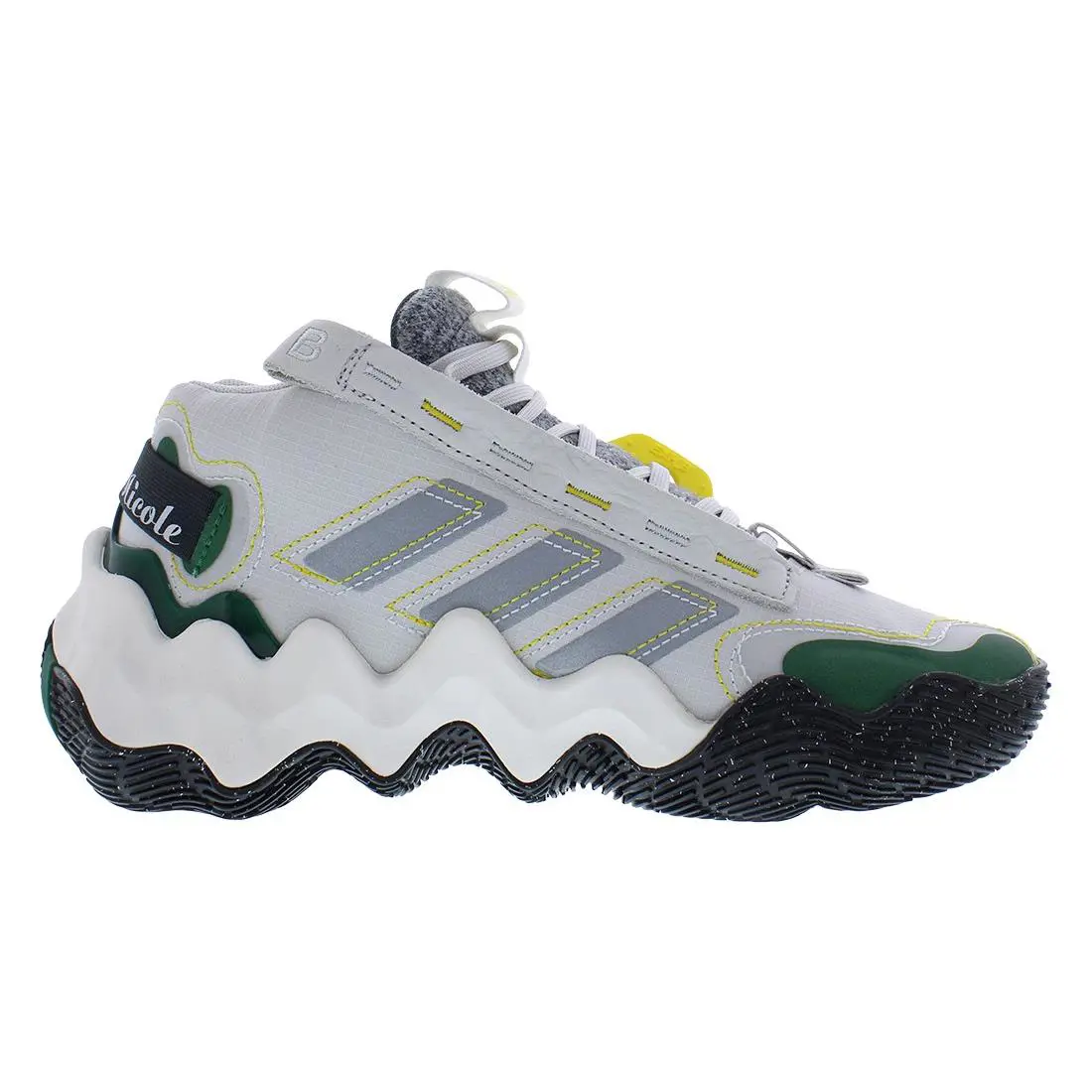 Adidas shoes - Grey One/Silver Metallic/Team Dark Green, Main: Grey (UPC: 195745202816) 1