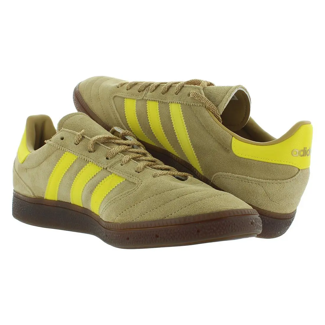Adidas shoes - Golden Beige/Impact Yellow/Gum, Full: Golden Beige/Impact Yellow/Gum (UPC: 195739494975) 1