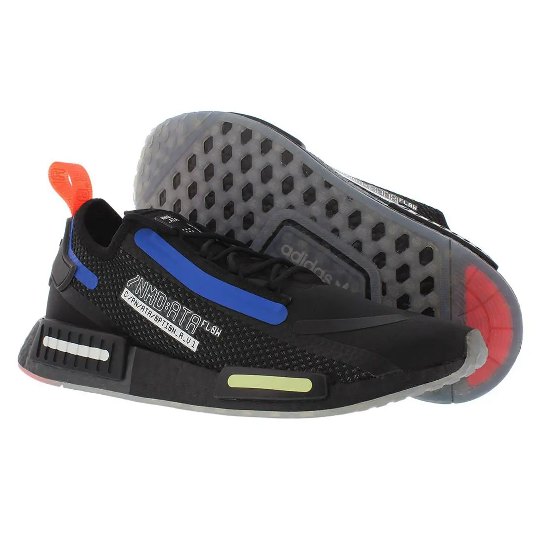 Adidas NMD_R1 Spectoo Mens Shoes Size 8.5 Color: Core Black/core Black/yellow - Core Black/Core Black/Yellow Tint, Main: Black