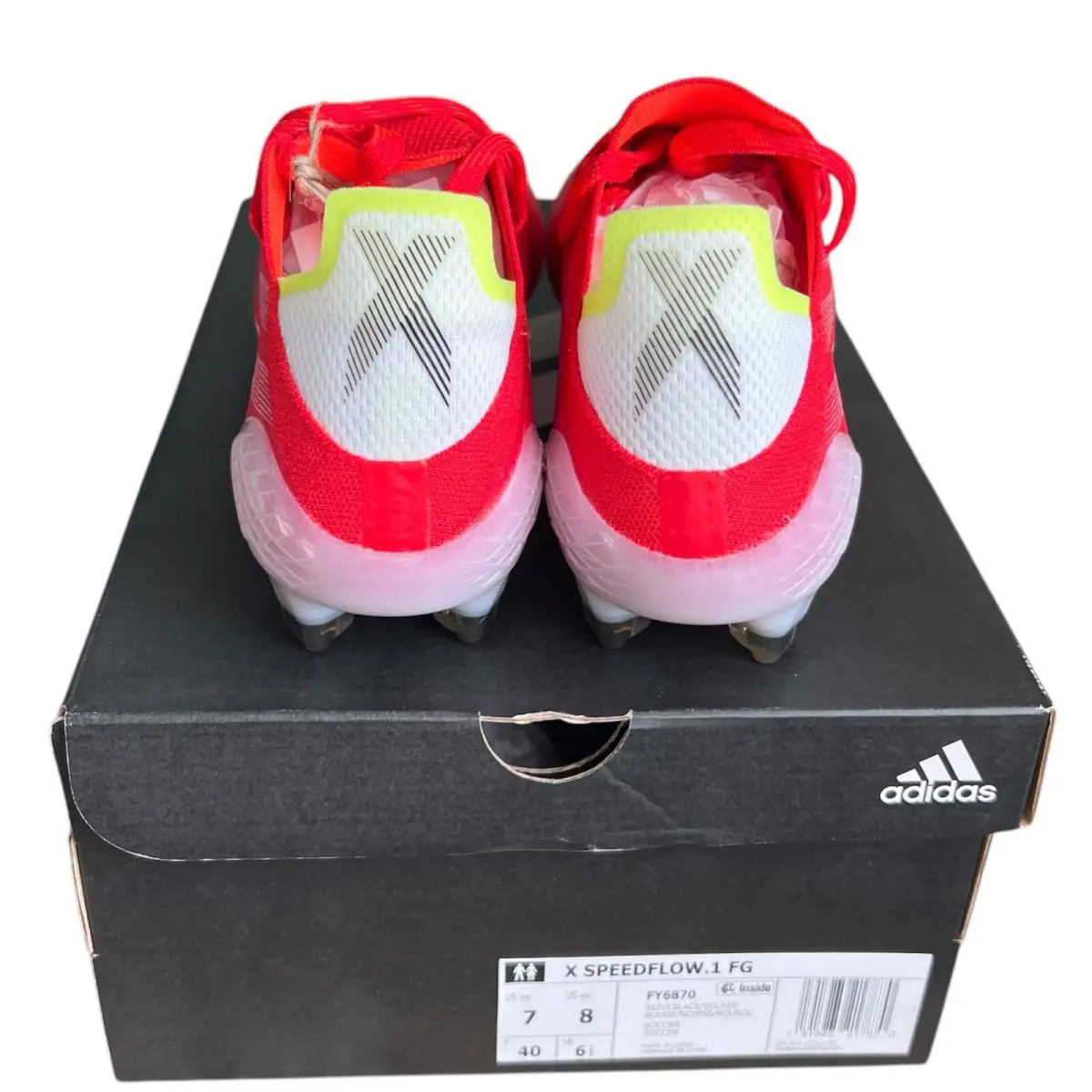 Adidas shoes - adidas X Speedflow.1 - FY6870 - Red/White 2