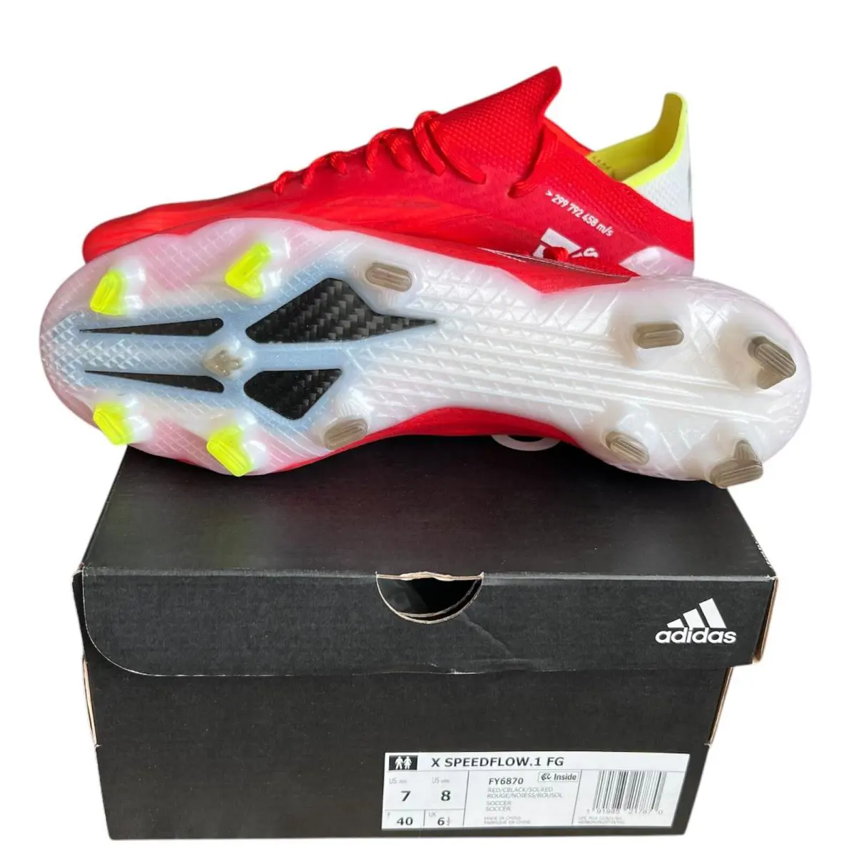 Adidas shoes - adidas X Speedflow.1 - FY6870 - Red/White 3