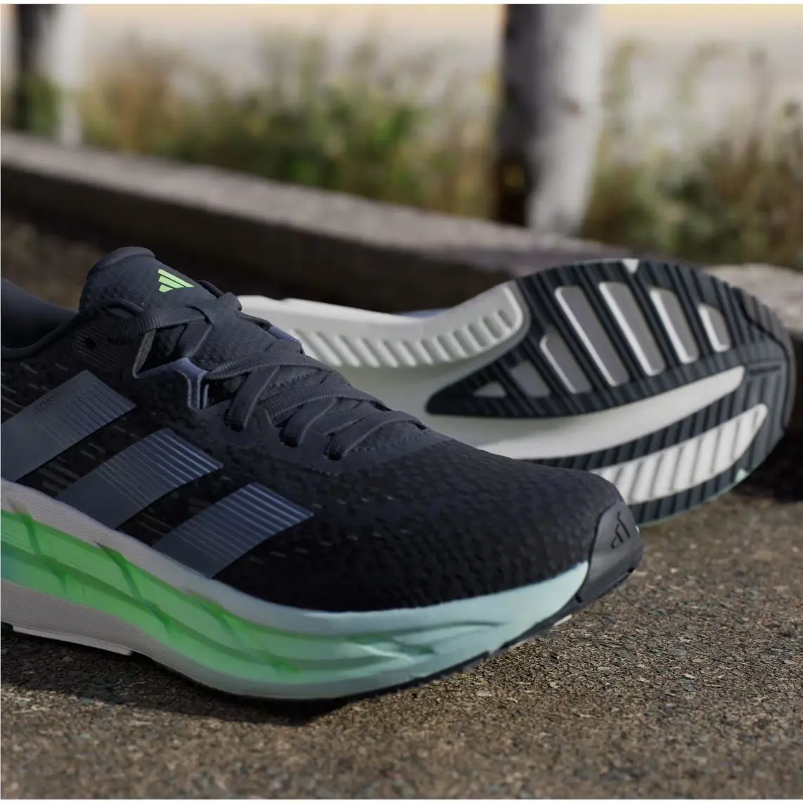 Adidas shoes - adidas Adistar 4 - Adistar - Aurora Ink/Preloved Ink/Lime Burst 2