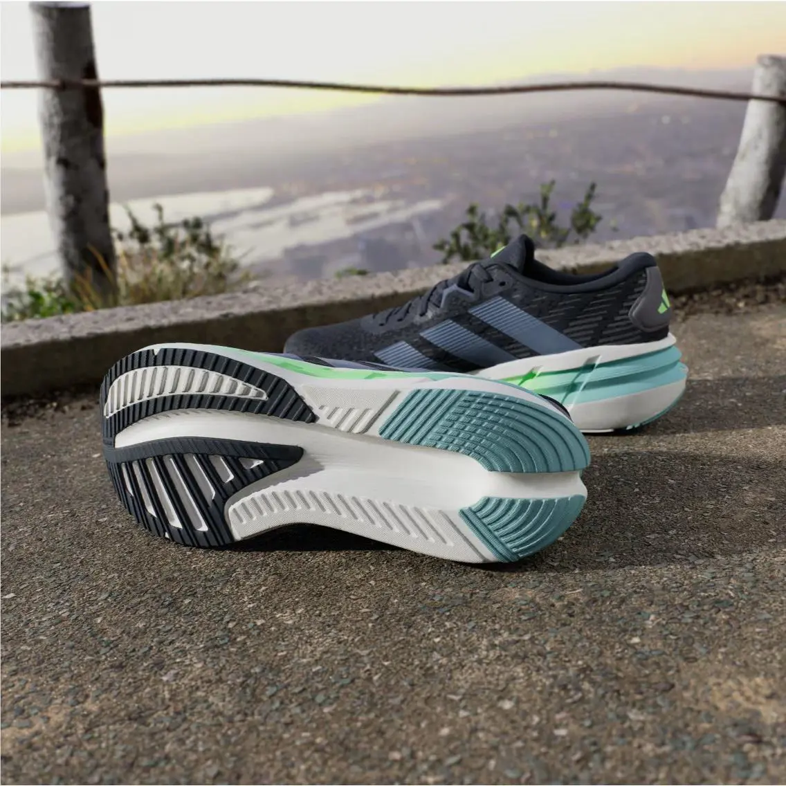 Adidas shoes - adidas Adistar 4 - Adistar - Aurora Ink/Preloved Ink/Lime Burst 7