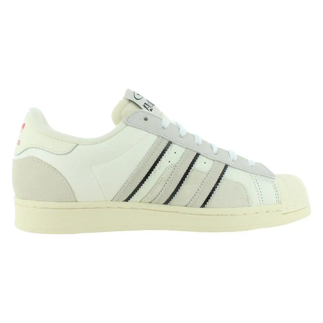 Adidas shoes - Cloud White/Aluminium/Vivid Red, Main: White (UPC: 195734242922) 1