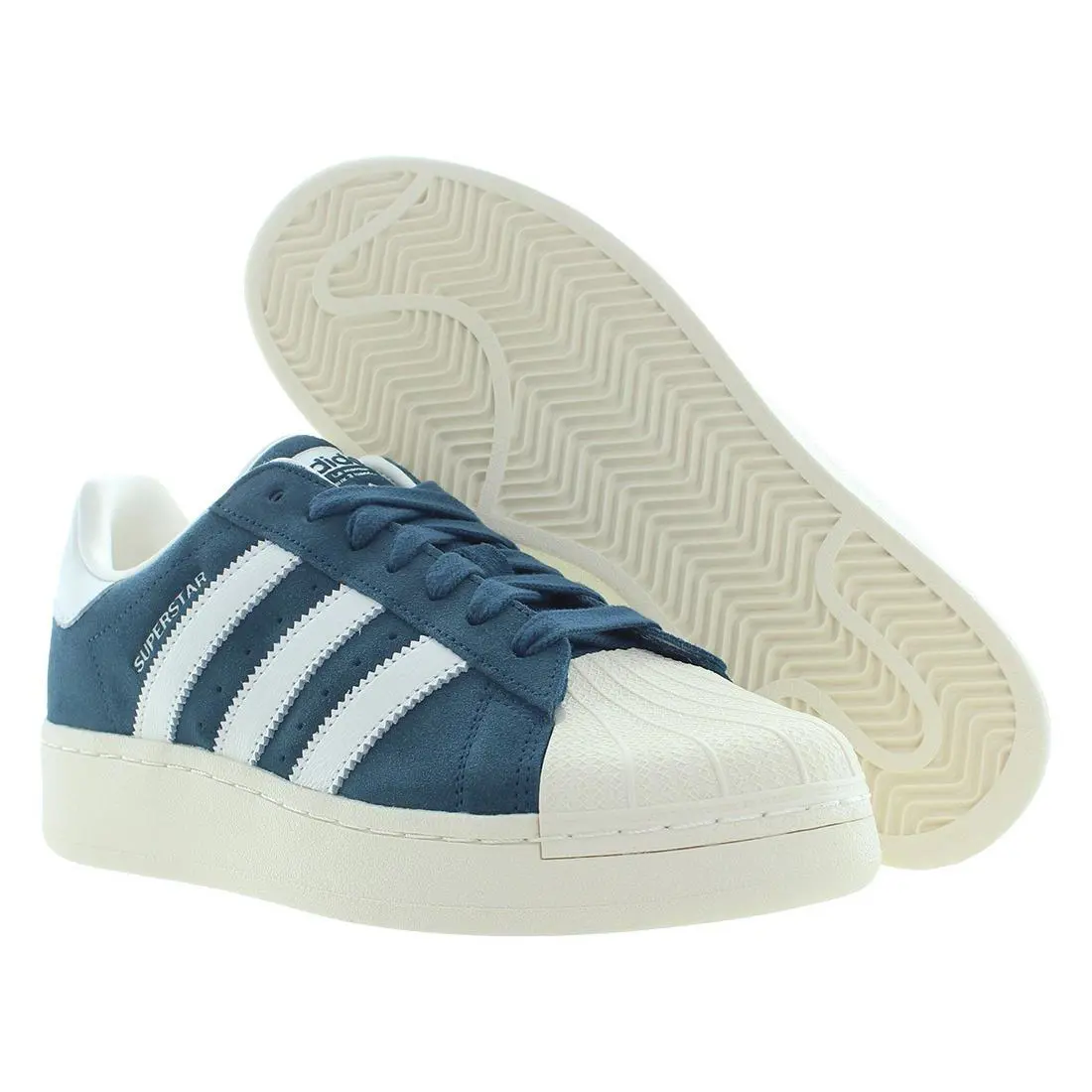 Adidas Superstar Xlg Womens Shoes Size 7.5 Color: Arctic Night/cream - Arctic Night/Cream White/Cloud White, Main: Green