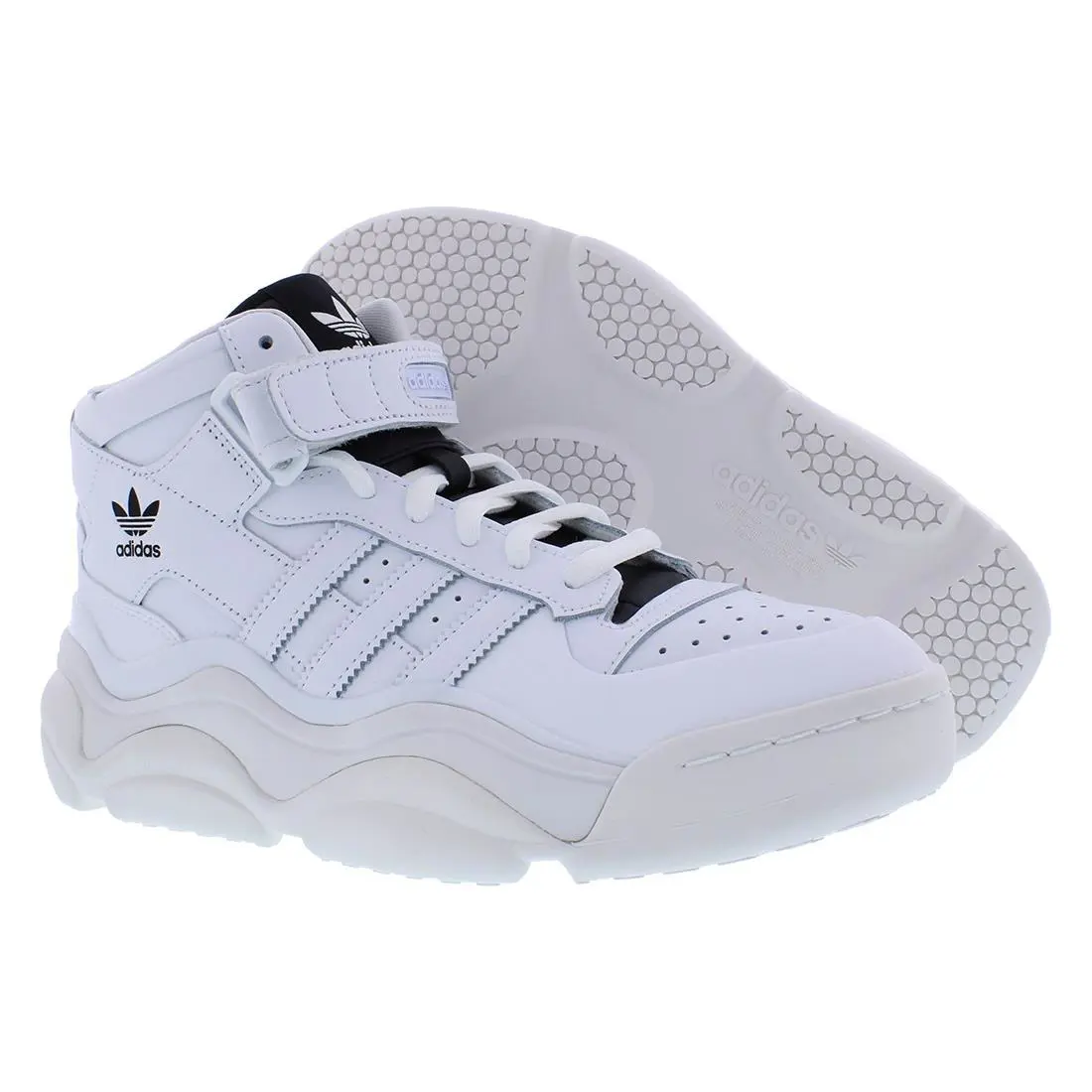 Adidas Forum Millencon Womens Shoes Size 9.5 Color: Footwear White/footwear - Footwear White/Footwear White/Core Black, Main: White