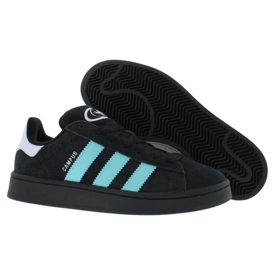 Adidas Campus 00s Mens Shoes Size 10.5 Color: Core Black/flash Aqua/footwear - Core Black/Flash Aqua/Footwear White, Main: Black