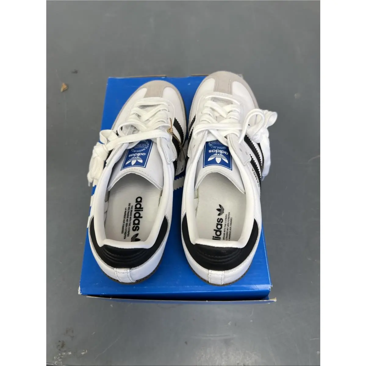 Adidas shoes - adidas Samba OG - Samba - B75806 - White/Black/Granite (UPC: 850072913896) 8