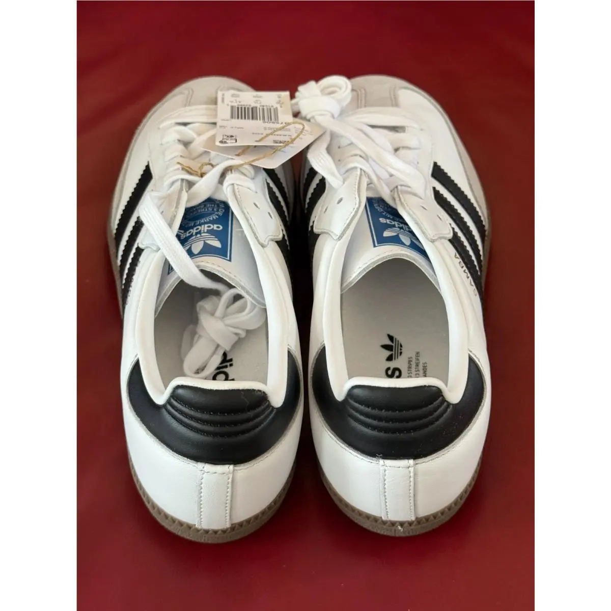 Adidas shoes - adidas Samba OG - Samba - B75806 - Cloud White / Core Black / Gum (UPC: 191040929991) 13