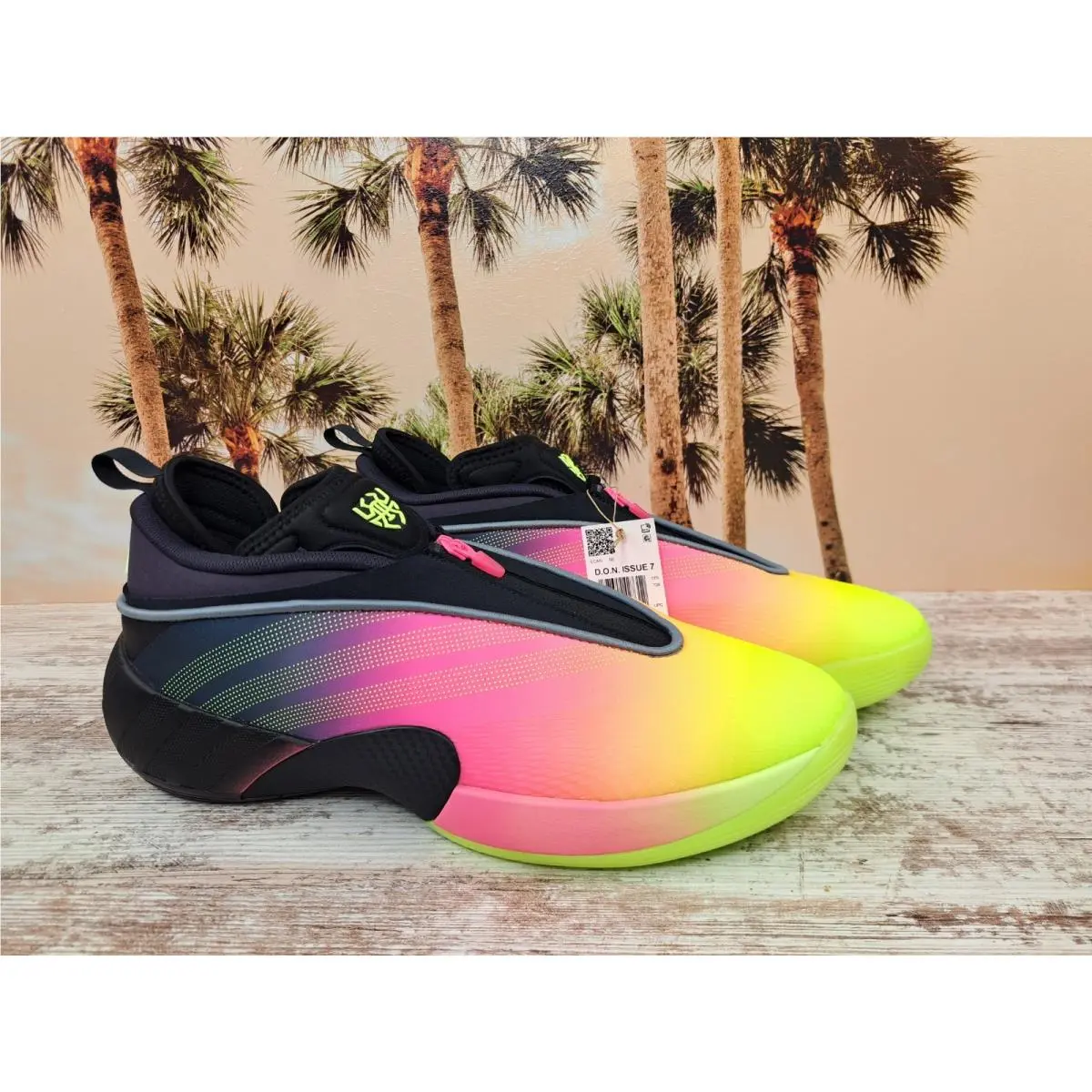 Adidas shoes - adidas D.O.N. Issue #7 - Issue - JR7697 - Pink, Manufacturer: Aurora Black/Lucid Pink/Hi-Res Yellow 0