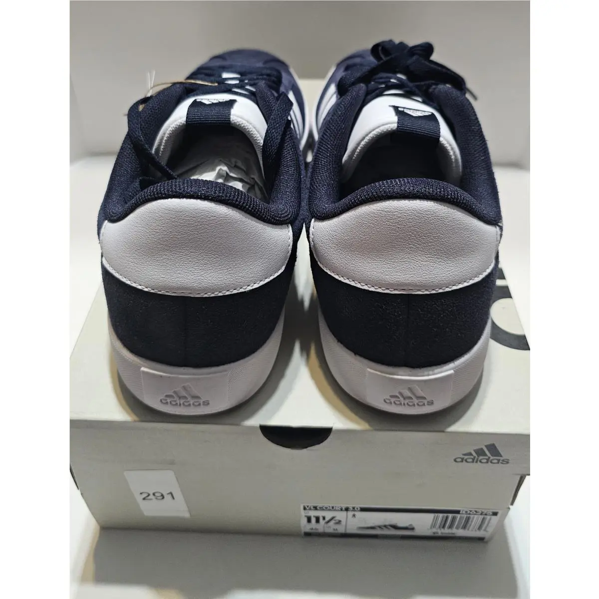 Adidas shoes - Navy and White 1