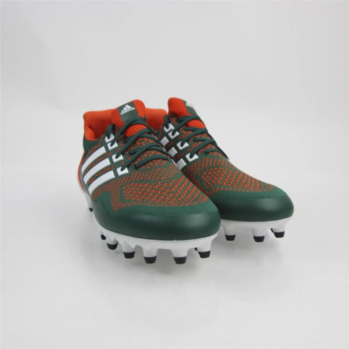 Miami Hurricanes Adidas Ultraboost Football Cleat Men`s 14