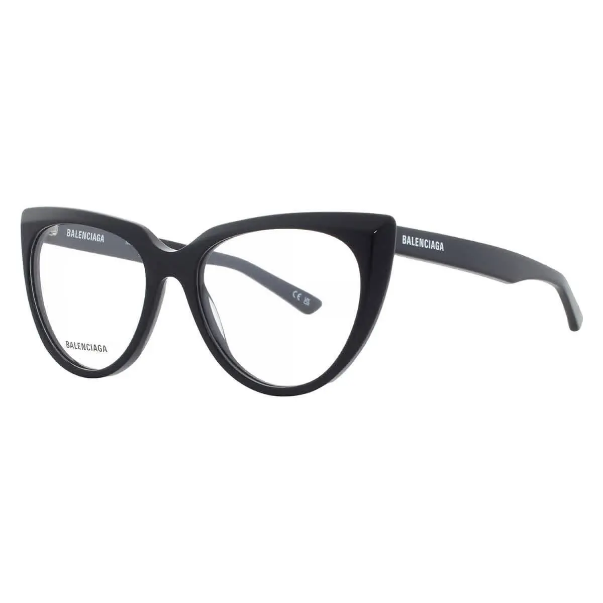 Balenciaga Demo Cat Eye Ladies Eyeglasses BB0218O 001 53 BB0218O 001 53