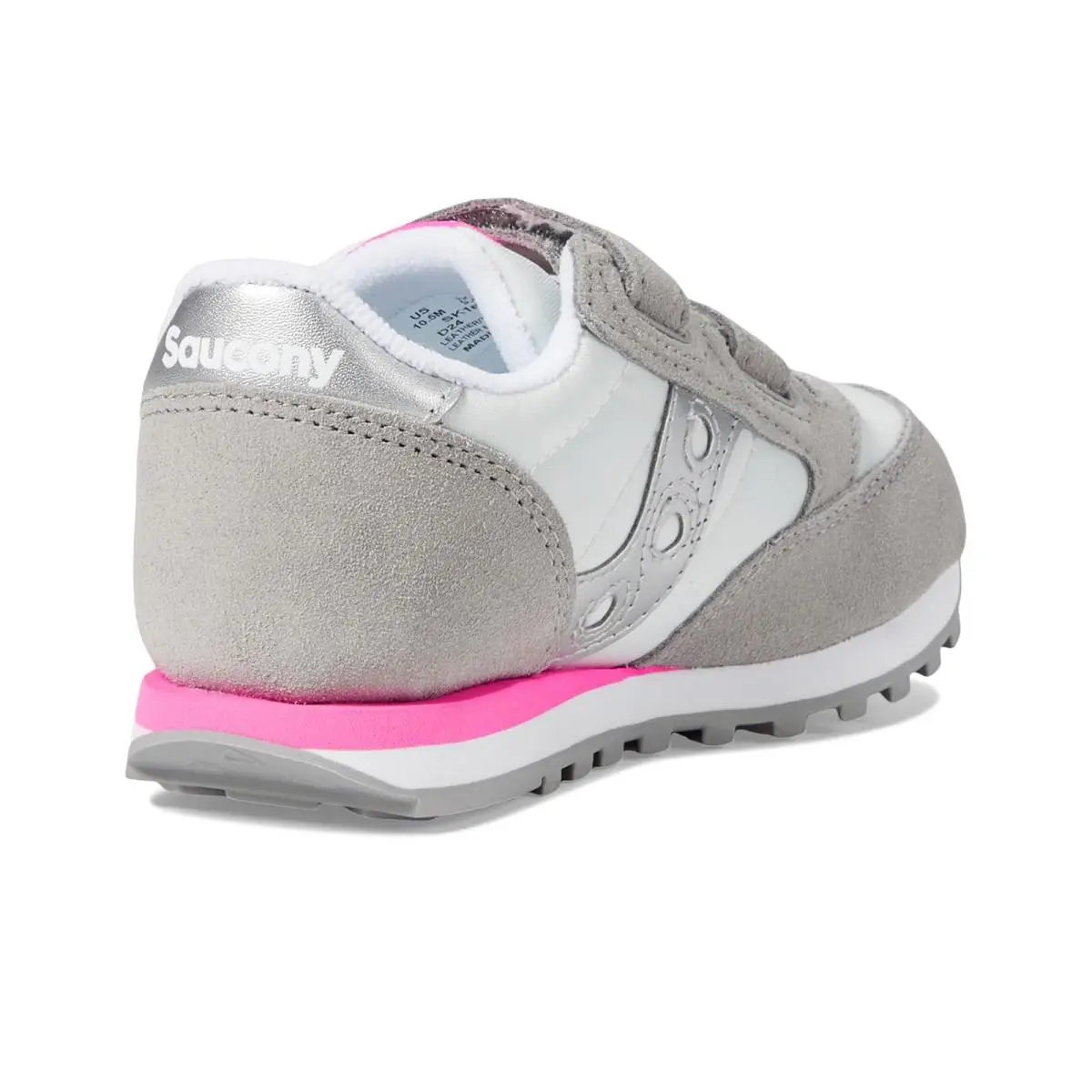 Saucony shoes - Grey/Silver/Pink 8