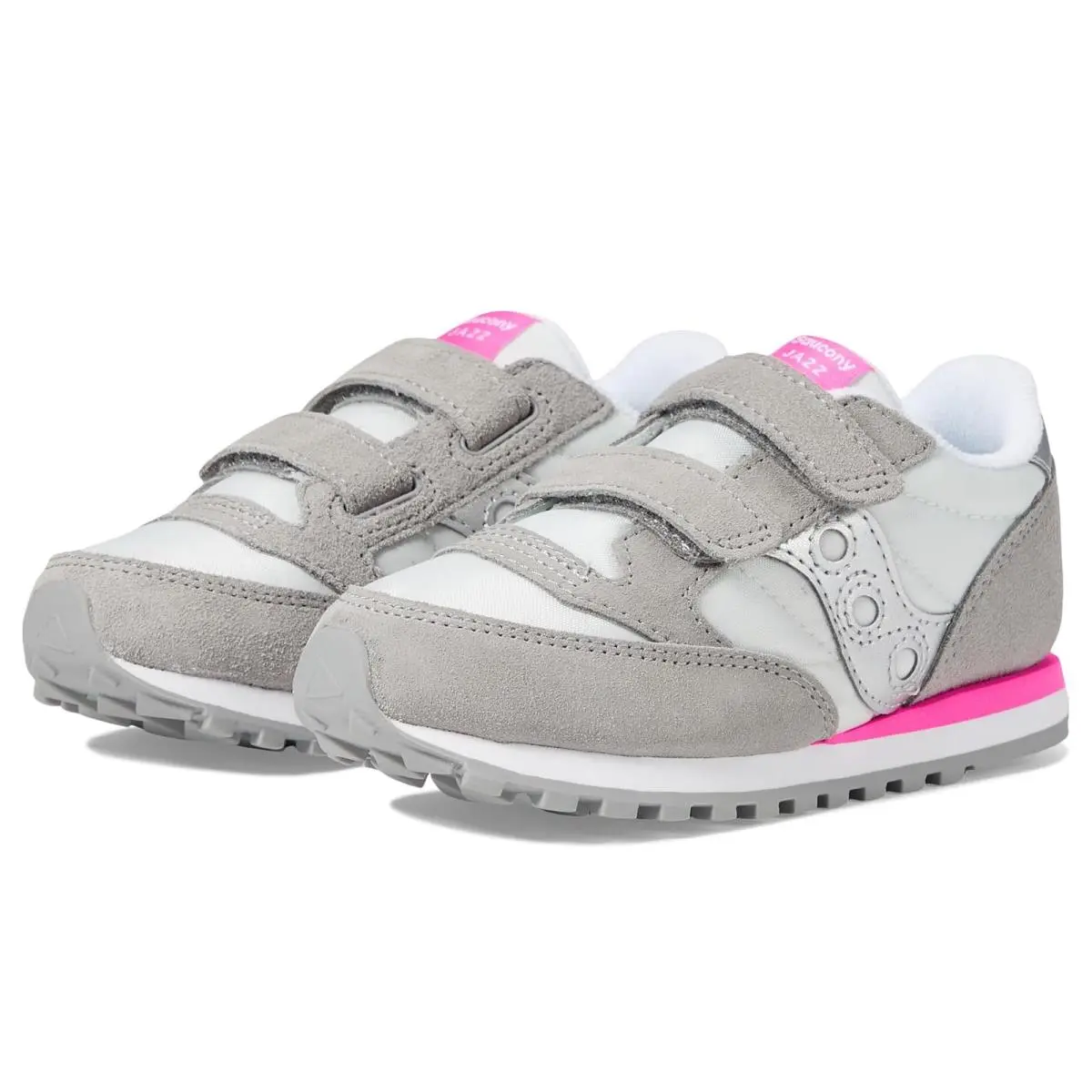 Saucony shoes - Grey/Silver/Pink 4