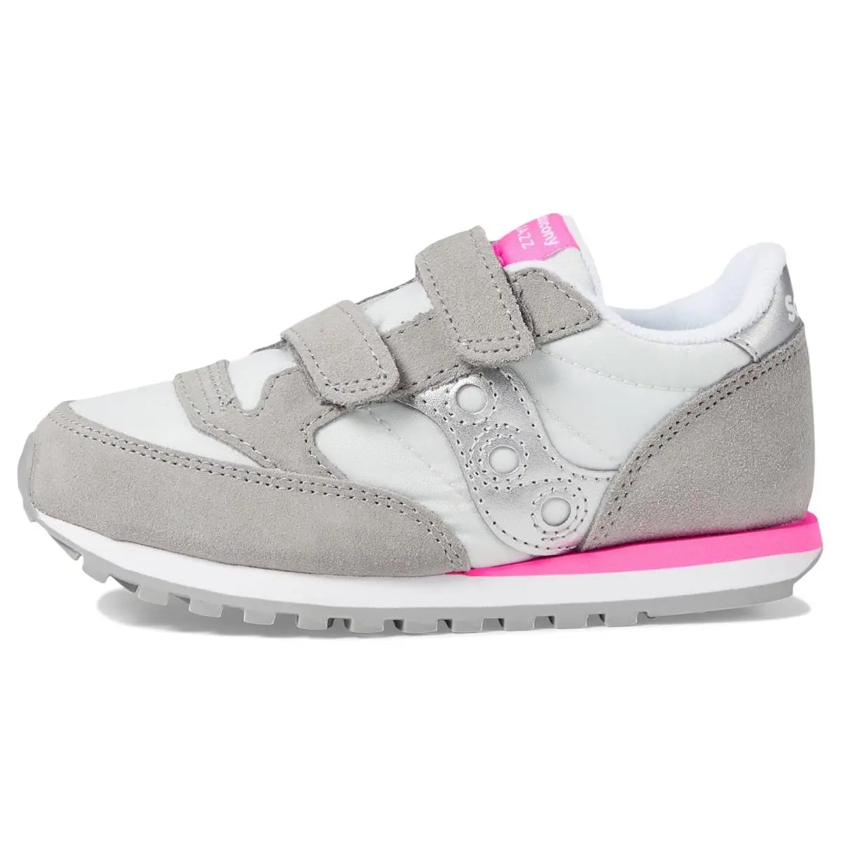 Saucony shoes - Grey/Silver/Pink 7